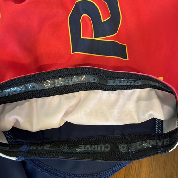 Curve Cycling Bib Shorts Overall Sz. L. Mesh Fabric Upper, Padded Vented SeatEUC - Picture 4 of 7